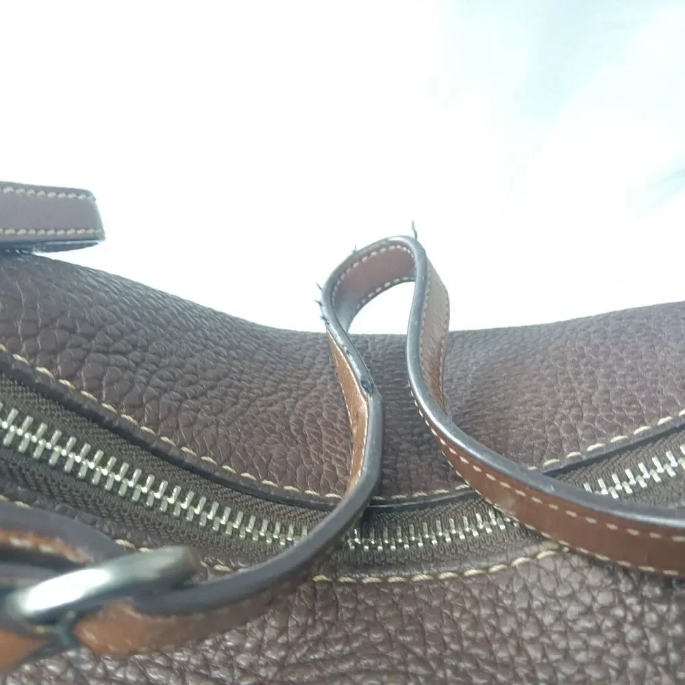 Vintage Coach Chelsea Shoulder Bag F10891 Brown Pebbled Leather Handbag Y2K